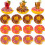 Inflatable Drink Holder, 12 PCS 8 Inches Donuts Floating Coasters 1