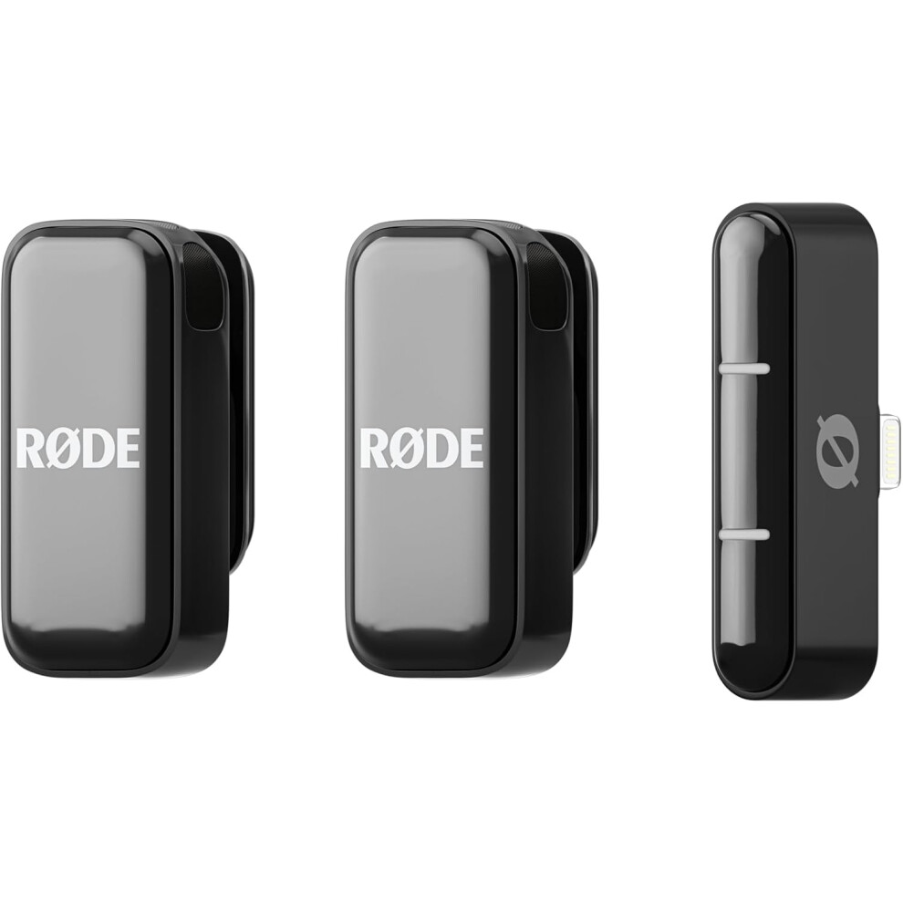 RØDE Wireless Micro ULTRA-Compact Wireless Microphone -Lightning Black