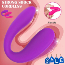 Double Head G-Spot Anal Clit Vibrator Massager for Men and Women