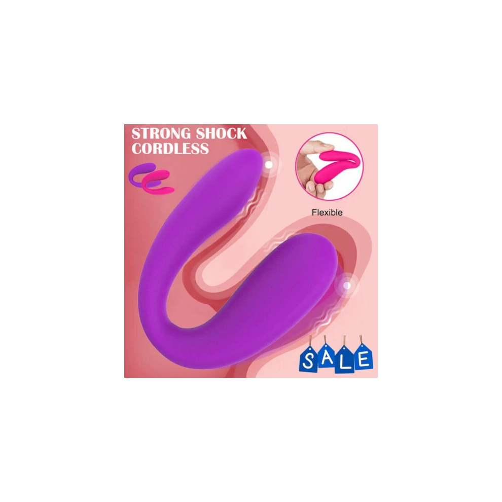 Double Head G-Spot Anal Clit Vibrator Massager for Men and Women