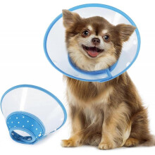 Pet Cone, Adjustable Lightweight Elizabethan Collar for Puppies, Small Dogs, Cats, Kittens and Rabbits