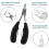 5pcs Nail Clippers Set for Thick Nails 4