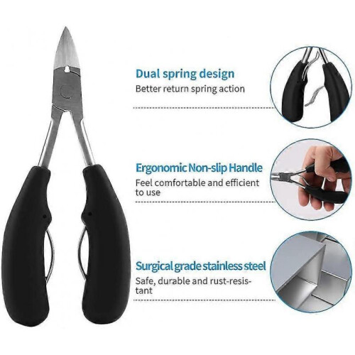 5pcs Nail Clippers Set for Thick Nails 2