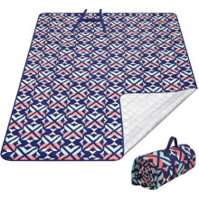 Extra Large Picnic Blanket Waterproof Picnic Tablecloth Sand Proof Mat Heat Insulation Aluminum Film Bottom MachineWashable(150200cm)
