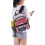 Clear Mini Backpack Stadium Approved, Waterproof Transparent Backpack for Work & Sport and etc(black) 5