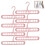 Magic Coat Hanger, Coat Hanger, Multifunctional, Rotatable, Shockproof, Foldable, 8 Pieces for Dormitory, Workplace, Pink 1