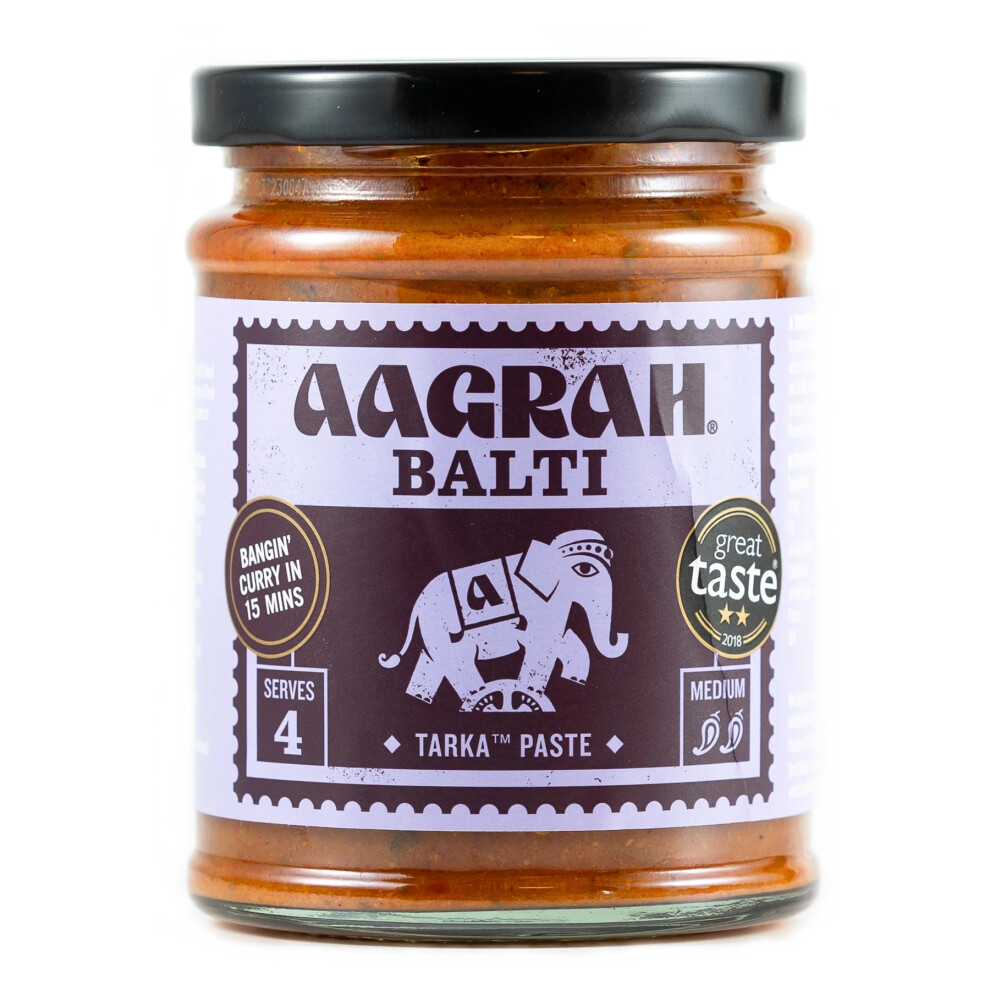 Aagrah Cooking Sauces Indian Curry Sauce Balti Authentic Restaurant Tarka 270G