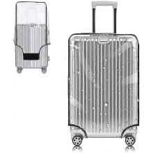 Clear PVC Suitcase Cover Protectors 24 Inch Luggage Cover for Wheeled Suitcase 24in