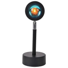Sunset Projection Lamp, Led Projection Lamp, Modern Floor Lamp, 180 Degree Rotation, Used In Living Room Decoration, Color: Sunrise