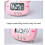 Kitchen Timer, Digital Cooking Timer with Magnetic, LCD Large-Screen Visual Clock for Cooking Bake Sport Game(Piggy) 2