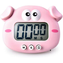 Kitchen Timer, Digital Cooking Timer with Magnetic, LCD Large-Screen Visual Clock for Cooking Bake Sport Game(Piggy)