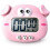 Kitchen Timer, Digital Cooking Timer with Magnetic, LCD Large-Screen Visual Clock for Cooking Bake Sport Game(Piggy) 1