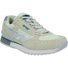(Silver, 9 (Adults')) Hi-Tec Silver Shadow OG PU Suede Men's Silver/Grey/Green Trainers