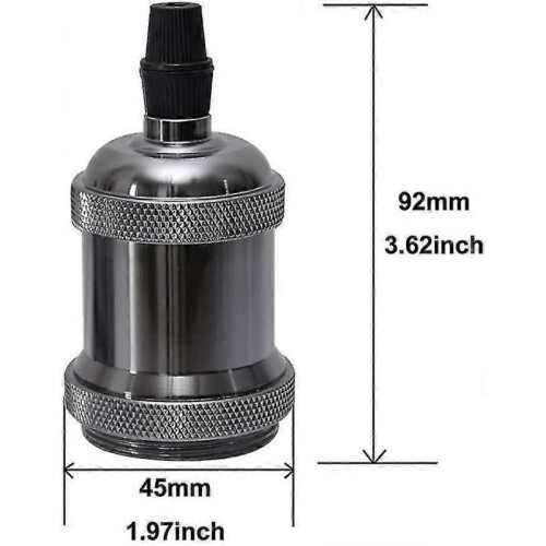 E27 Vintage Lamp Holder Socket. 4 Ceiling Socket Lamp Base Retro Lamp Base 1