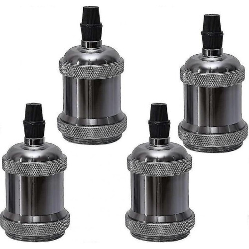 E27 Vintage Lamp Holder Socket. 4 Ceiling Socket Lamp Base Retro Lamp Base