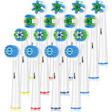 (16pcs White, one-size) Toothbrush Heads Replacement, Comfort Toothbrush Heads Compatible with Braun Oral B 7000/Pro 1000/9600/5000/3000/8000 Electric Toothbrush