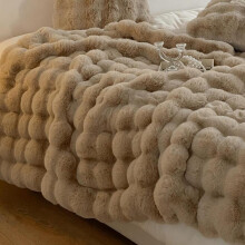 (100*160cm/39.37*62.99in, Off-white) Solid Color Fluffy Blanket, Soft Comfortable Plush Bedding Blanket, Warm Throw Blanket, Bedding Supplies for Home Office Travel, Bedroom Decor