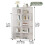 (White, double row 6-layer) Clothes Storage Rack, Multi-layer Space-saving Clothes Storage Organizer, Multifunctional Storage Rack for Home, Room Organizer 2
