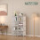 (White, double row 6-layer) Clothes Storage Rack, Multi-layer Space-saving Clothes Storage Organizer, Multifunctional Storage Rack for Home, Room Organizer 3