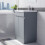 NES Home Nes Home Flat Pack Matte Grey 600 mm Freestanding Basin Vanity Unit 3