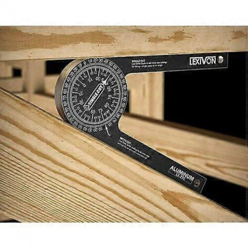 Protractor for Miter Saw High Precision Plastic Measuring Ruler Dial, Angle Scale, Miter Protractor for Outdoor Engineering 1