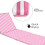 just be... Folding Beach Chair Mat - Pink Stripes 7