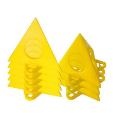 Botao Paint Pyramids, Paint Spray Bracket Non-stick Triangular Stand Paint Spray Tool Portable Spraying Bracket Plastic Woodworking Accessories (1set