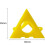 Botao Paint Pyramids, Paint Spray Bracket Non-stick Triangular Stand Paint Spray Tool Portable Spraying Bracket Plastic Woodworking Accessories (1set 2