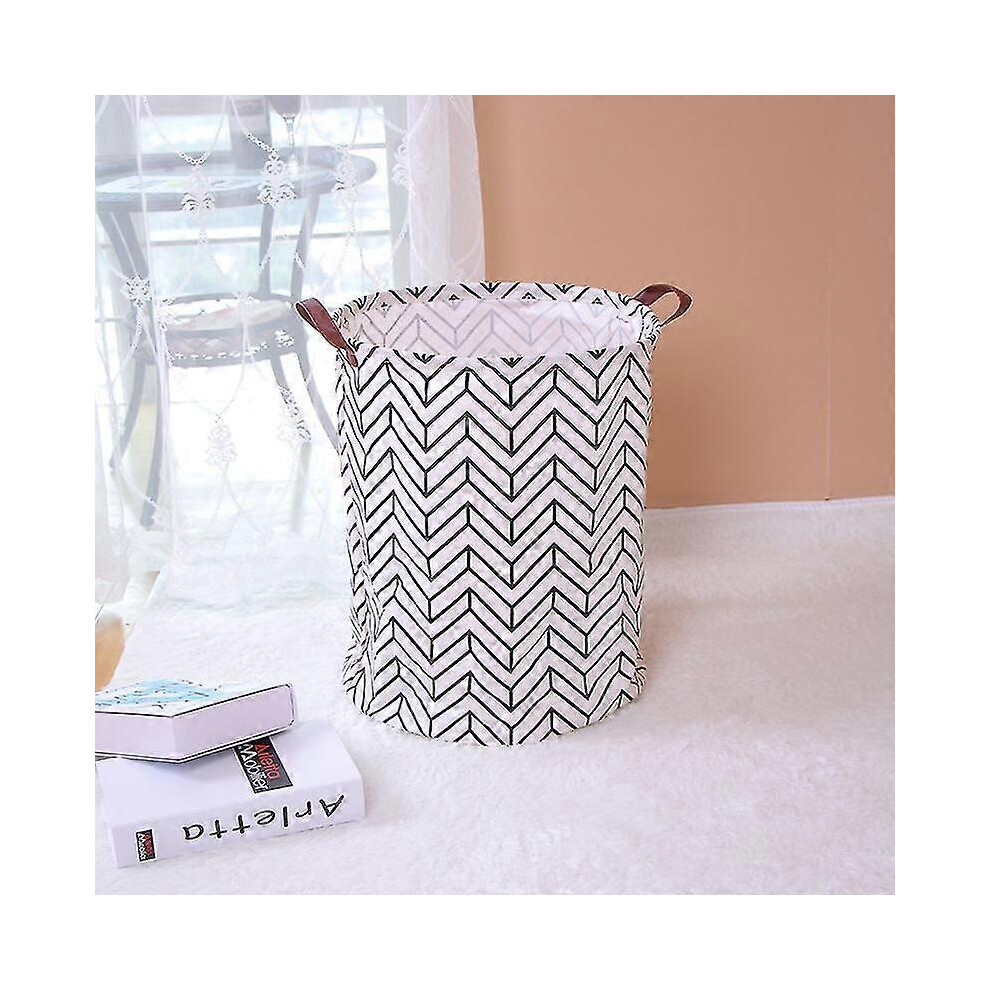 Panier à linge pliable Panier de rangement et de finition du linge sale Sac de rangement ménager Panier à linge sale portable