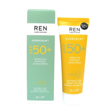 REN Clean Skincare Evercalm SPF50+ Sensitive Support Sunscreen 25ml