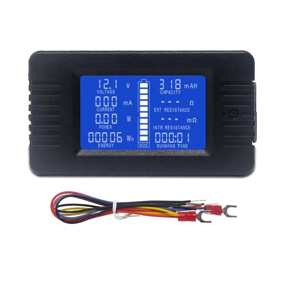 (300A meter) DC Voltmeter Ammeter Power Energy Digital Meter LCD DC 60-200V 10A/50A/100A/200A/300A Shunt