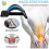Back Stretcher, Lumbar Back Pain Relief Device, 4 Level - Black, Blue 2