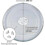2023-universal Microwave Turntable Glass Plate with 3 Fixtures, 24.5 Cm 5