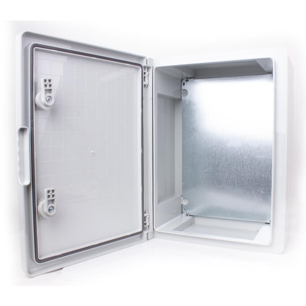 Coffret de distribution électrique ABS, IP65, gris, 300x400x170