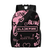 Mochila escolar Blackpink (19), mochila infantil, grande, ligera, para la escuela, la oficina, viajes al aire