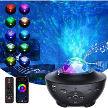 Projektori Star Sky -projektori, Music Starry Sky -projektori Bluetooth 21 -moodilla ja kaukosäätimellä