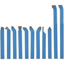 Conjunto de ferramentas de torneamento para máquina de corte de carboneto, 11 peças, conjunto de fresamento