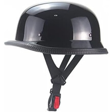 Motorcycle Half Helmet Beanie Retro Saksalainen moottoripyöräkypärä