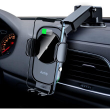 Carregador de carro indutivo Qi de 15 W [Sensor eletromagnético] Carregador de carro sem fio Suporte