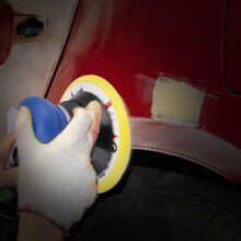 Outil de polissage de carrosserie de voiture, ponceuse orbitale aléatoire portative pneumatique ronde 9000 tr/min,
