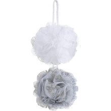 2 Pack Shower Bath Sponge Mesh Loofah Body Exfoliating Mesh Pouf Shower Ball Gift