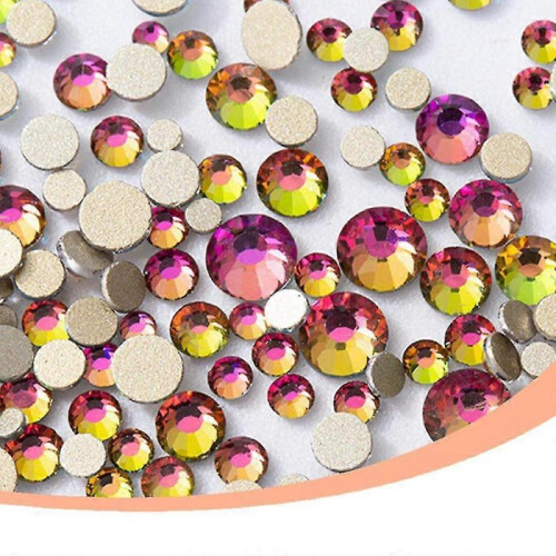 Colorful Crystal Nail Art, Flatbacks Rhinestones 2
