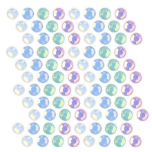 Different Nail Art Rhinestones, Flat Back Crystal Rhinestone Gemstone 3d Nail Art