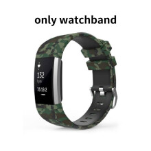 (Green Camo)ment kuminen kelloranneke Wristbandrge 2 Fitbit