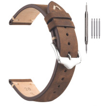Vintage Braunes Leder Uhrenarmbandazy Pferdeleder Uhrenarmbänder Handarbeit Braun