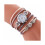 Veile Studios Luxury Rhinestone LeatherWatch Multi C -rannekellot 1