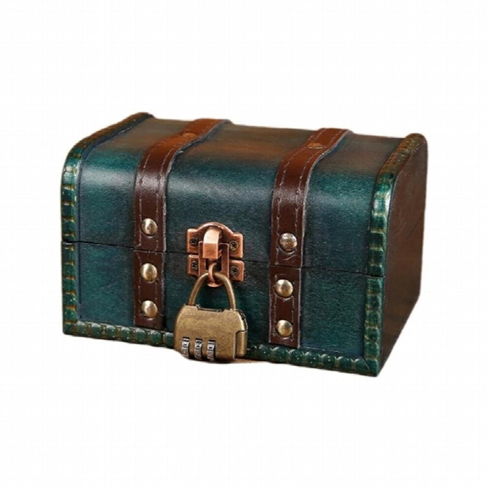 Boîte à bijoux vintage en bois pour colliers, idéale pour un mariage ou pour un bijou personnalisé