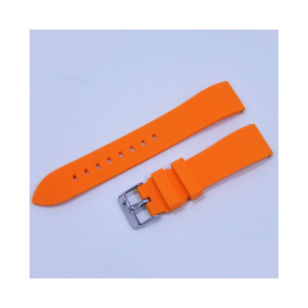 Montre de sport orange à dégagement rapide pour homme et femme