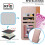 (Rose Gold) Samsung S25 Edge Case, RFID Blocking Wallet Cover 3