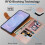 (Rose Gold) Samsung S25 Edge Case, RFID Blocking Wallet Cover 4